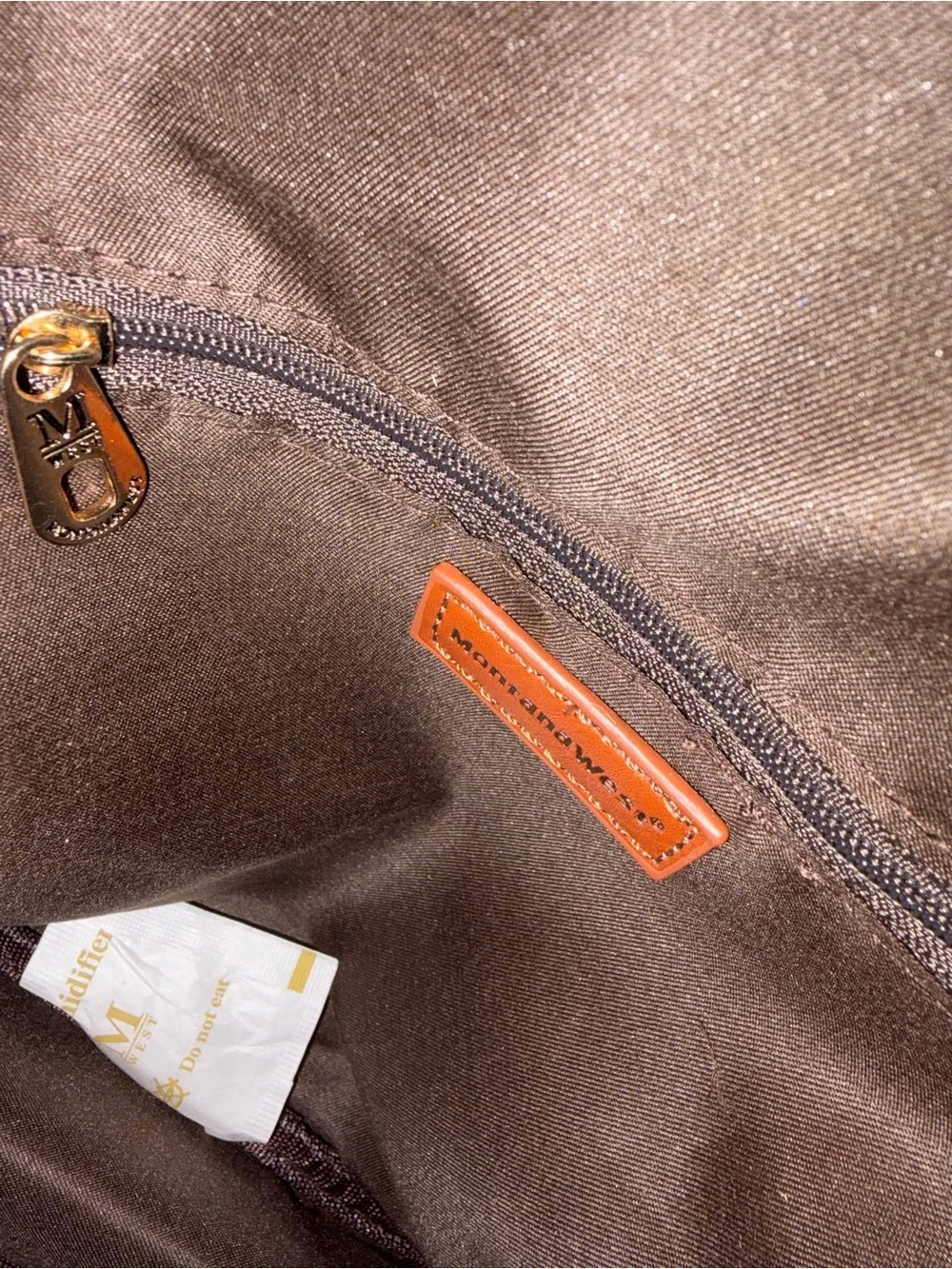 Montana West Brown Faux Leather Backpack with Tassel Accent